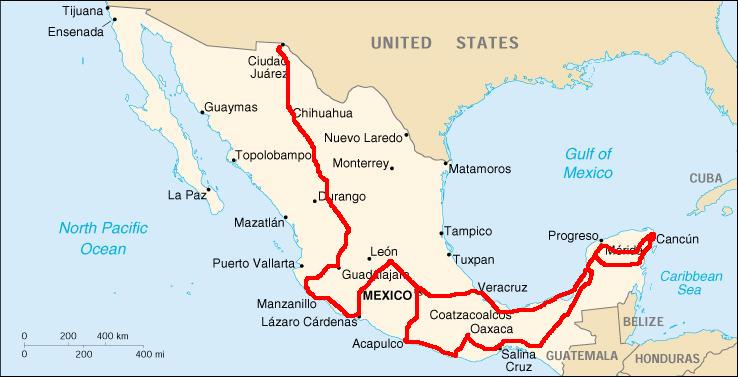 campeche carte